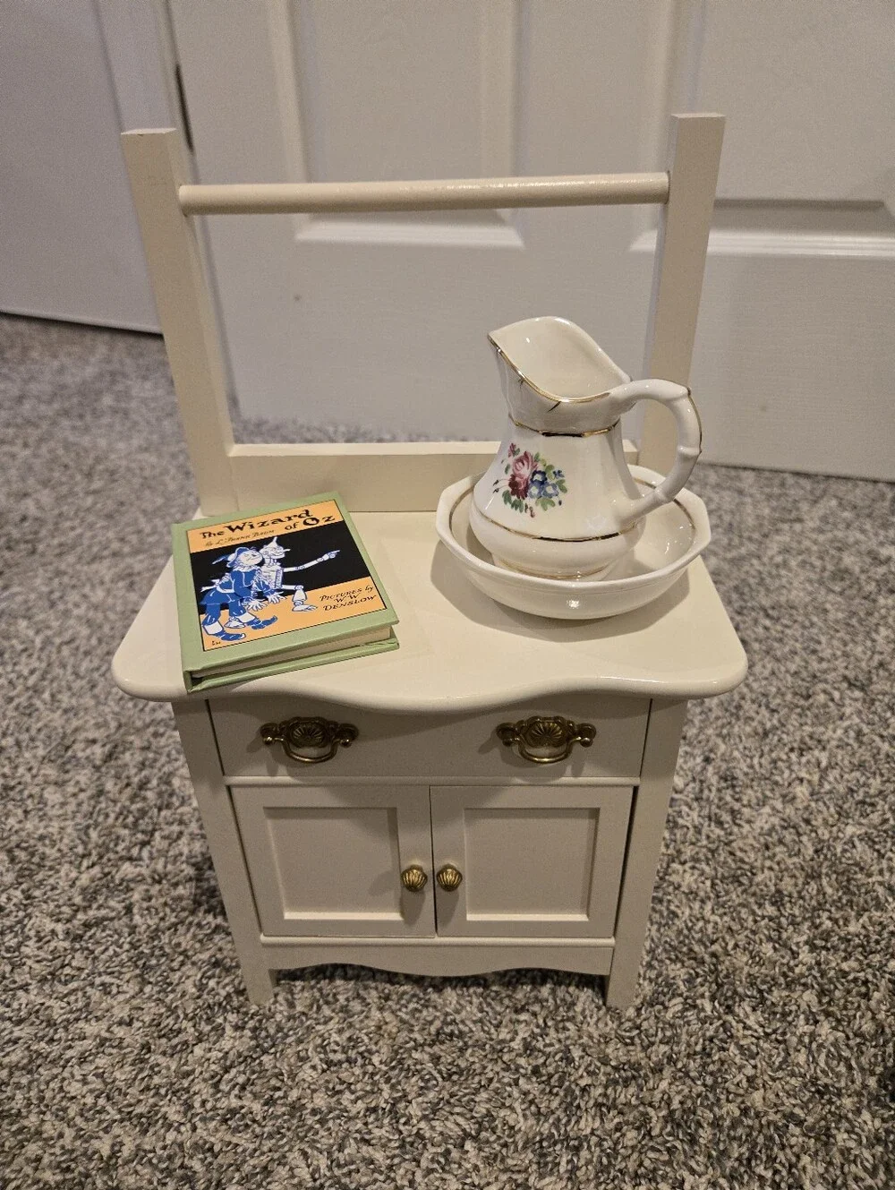 Vintage Pleasant Company American Girl Samantha Commode Nighttime Necessities